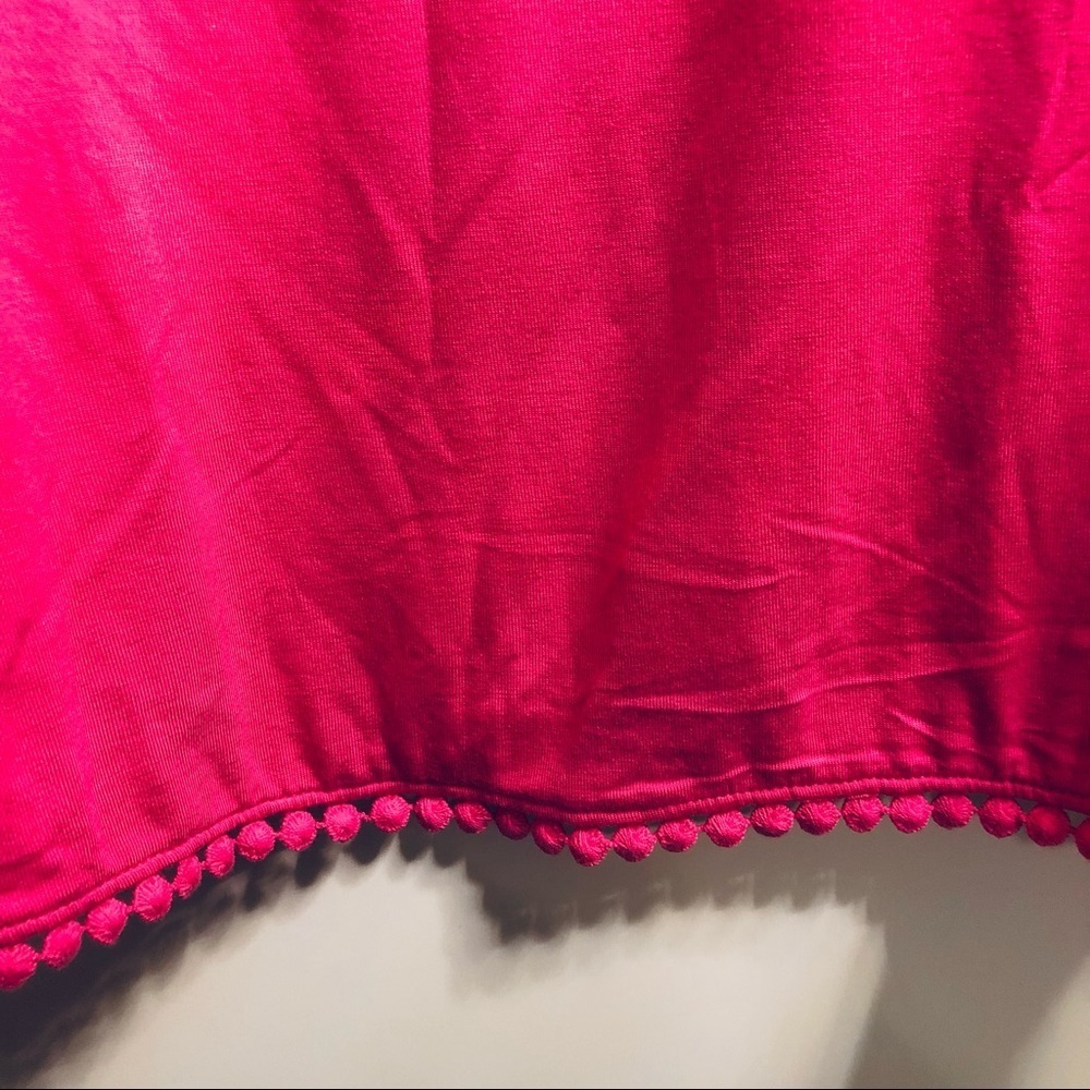 Plus Size 4X Sleeveless top with eyelet yoke, In Every Story - Picture 9 of 11